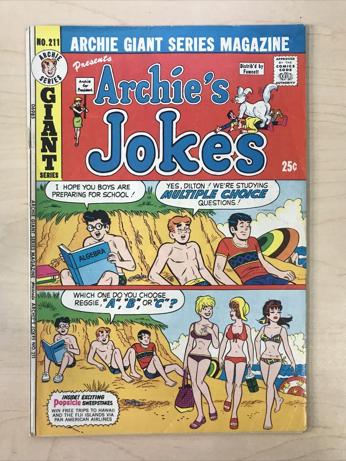 Archies Giant Series Magazine 211 Comic Books Bronze Age Archie Comics Archie Hipcomic