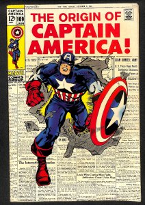 Captain America #109 FN/VF 7.0 Classic Kirby Cover! Marvel Comics