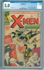 The X-Men #1 (1963) CGC 3.0 OW Pages! 1st Appearance of the X-Men!