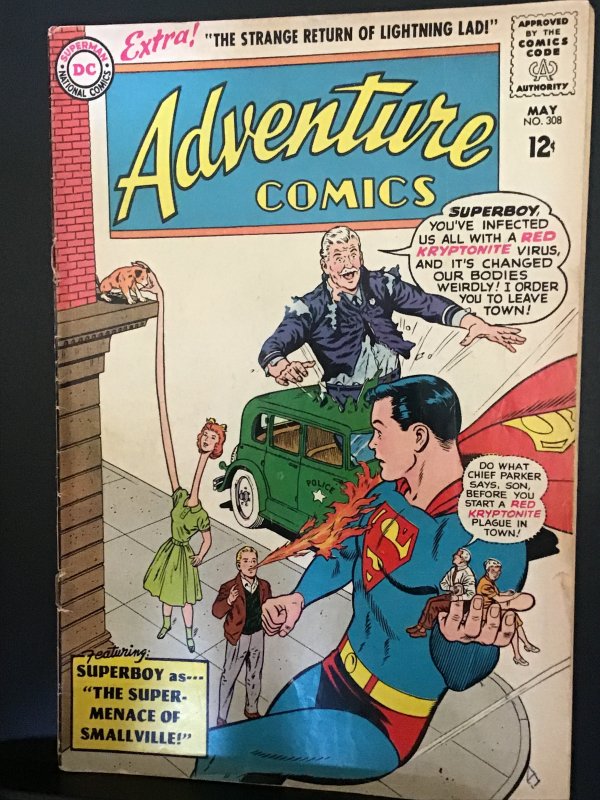 Adventure Comics #308 (1963) First appearance of lightning last in Legion.