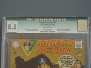 Captain Action #1: *KEY* CGC 8.5 (Qualified): 1st DC Capt. Action & Action Boy