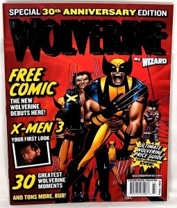 WOLVERINE 30th Anniversary Special Edition Magazine by Wizard 2004