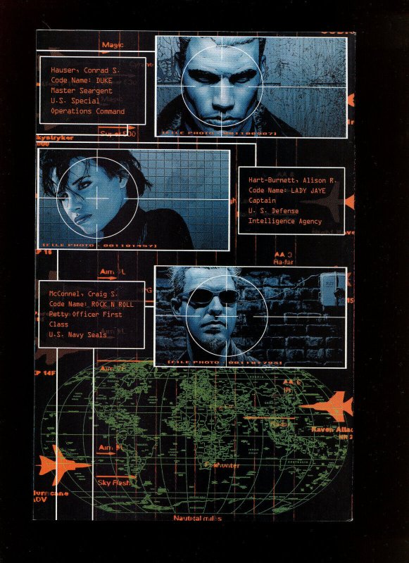 G.I. JOE: REBORN #1 - SNAKE-EYES COVER (9.2 OR BETTER) 2004