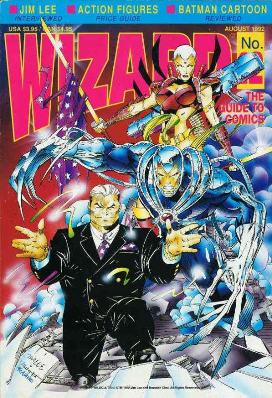 Wizard: The Comics Magazine #12 FN ; Wizard | Jim Lee Wildcats