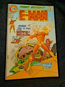 Vtg E-Man #1  Oct 1973 Charlton Comics First Edition 1st Appearance Mid Grade