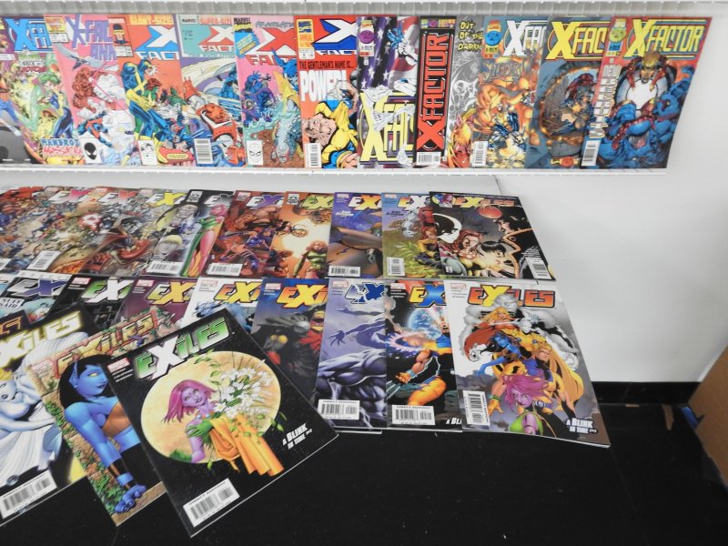 Huge Lot 170+ Comics W/Exiles, New Exiles, X-Factor+ Avg VF+ Condition!!