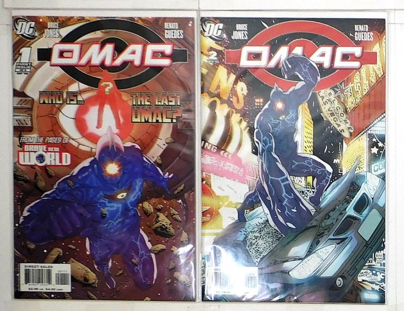 OMAC Lot of 2 #1, 2 (2006) DC Comics 1st Print Comic Books