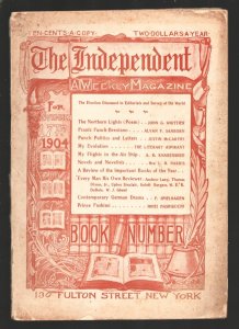 The Independent 11/17/1904-Over 100 years old-My Flights in an Air Ship-Books