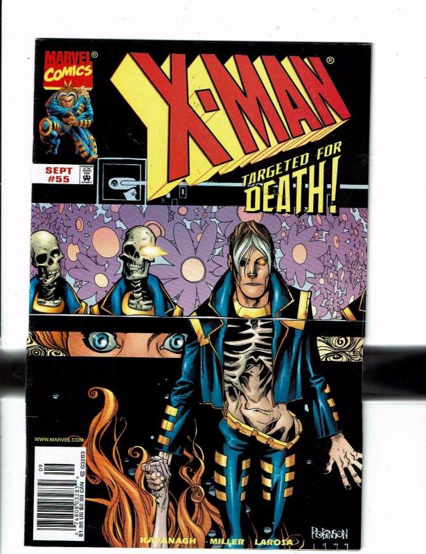 Lot of 8 X-Man Marvel Comic Books #29 41 42 43 44 45 48 55 J130 