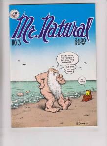 Mr. Natural #3 VF (4th) print ROBERT CRUMB underground comix kitchen sink 1977