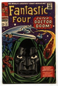 Fantastic Four #57-comic book-Dr. Doom Silver Surfer 1964 Marvel