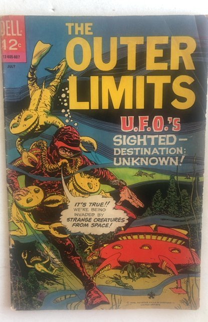 The Outer Limits #9 (1966)..Aquatic Aliens! Wowser! C all my scary Dell/Gold Key