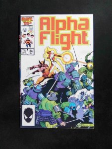 Alpha Flight #34  Marvel Comics 1986 VF+