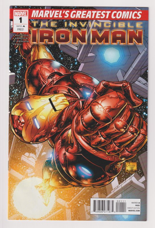 Marvel Comics Group! The Invincible Iron Man MCG #1 (2010) First Print!