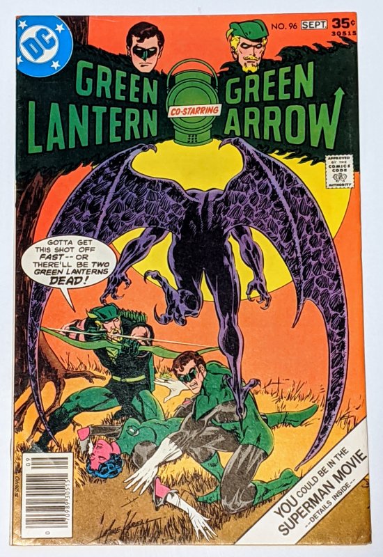 Green Lantern #96 (Sept 1977, DC) VF+ 8.5 Katma Tui appearance Mike Grell cover