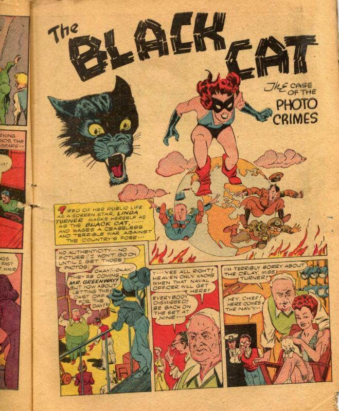 Speed #27 1943- BLACK CAT- Hitler appears- INCOMPLETE
