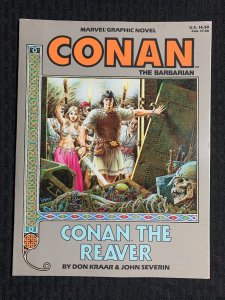1987 CONAN THE REAVER Marvel Graphic Novel FN+ 6.5 1st Printing / John Severin
