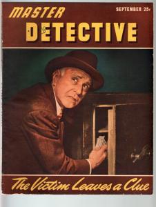 MASTER DETECTIVE SEP 1946-VG-SAFE CRACKING COVER-PULP-TRUE CRIME VG