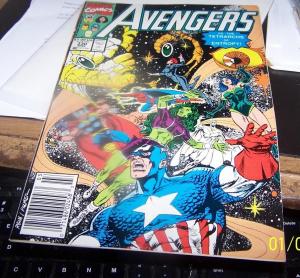 Avengers # 330 (Mar 1991, Marvel)entropy, captain america thor she hulk 