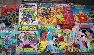  LEGION of superheroes comics LOT 22 ISSUES #13--63 1985 vol 2