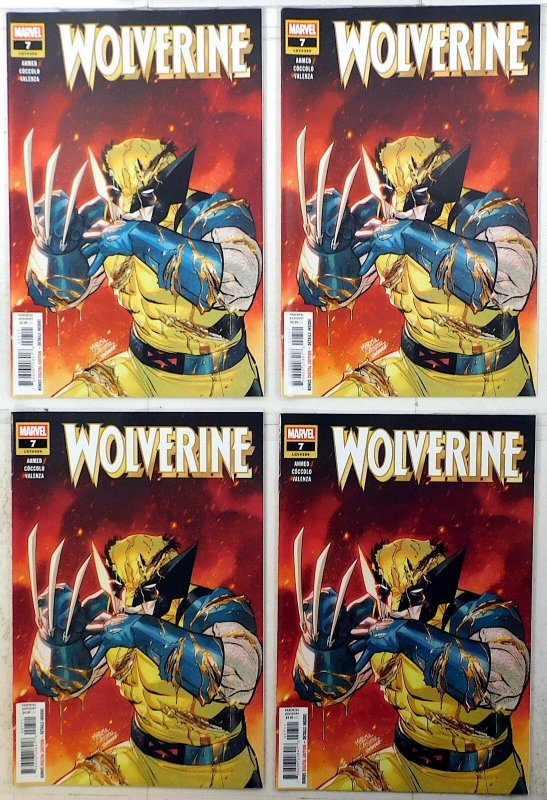 Wolverine Lot of 4 #7 x4 (2025) Marvel Comics 9.4 NM 1st Print Comic Books
