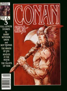 Conan Saga #4 (Newsstand) FN ; Marvel | Barry Windsor-Smith