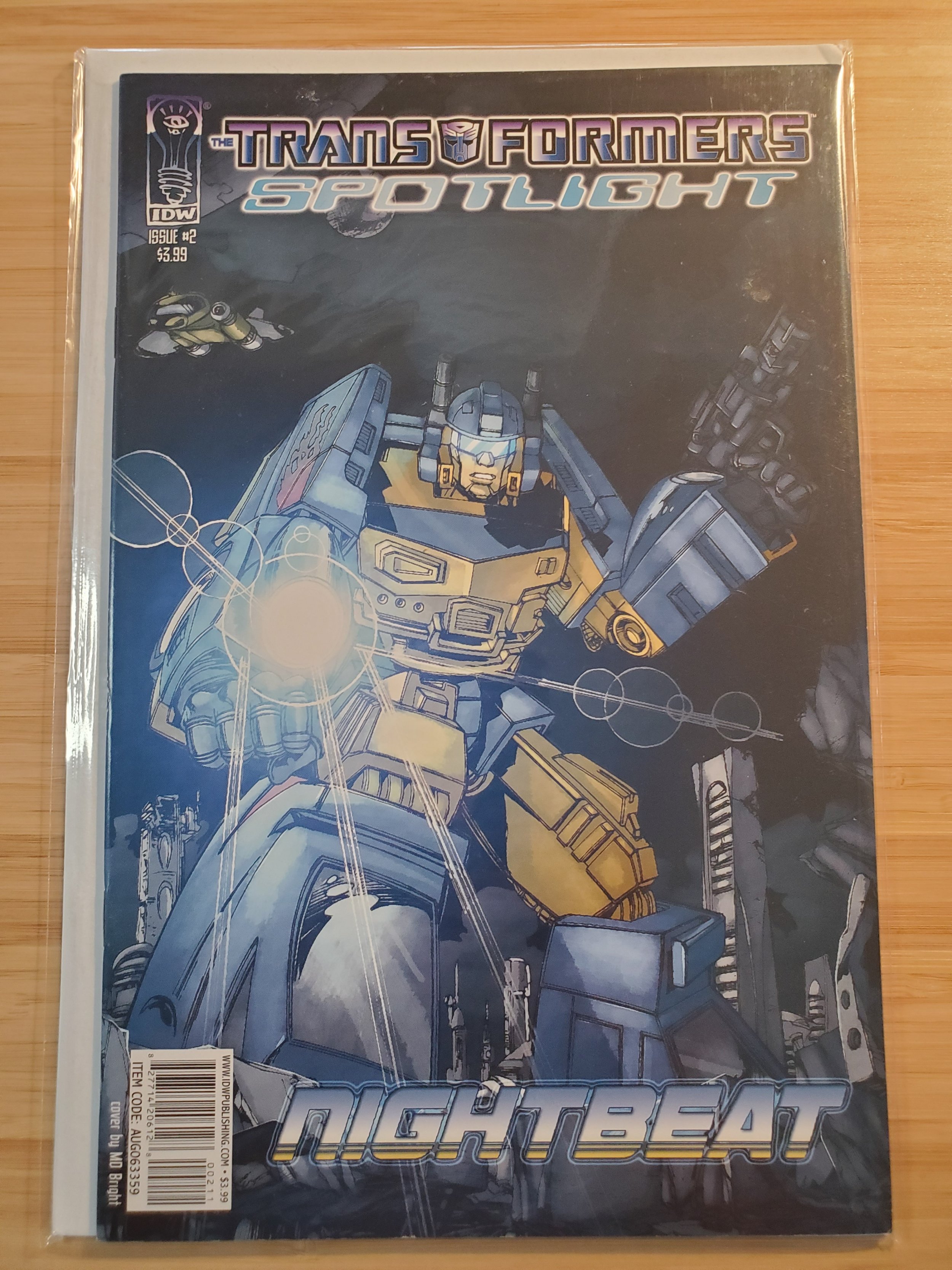 Transformers Spotlight Nightbeat (2006) IDW Comic Books Modern Age