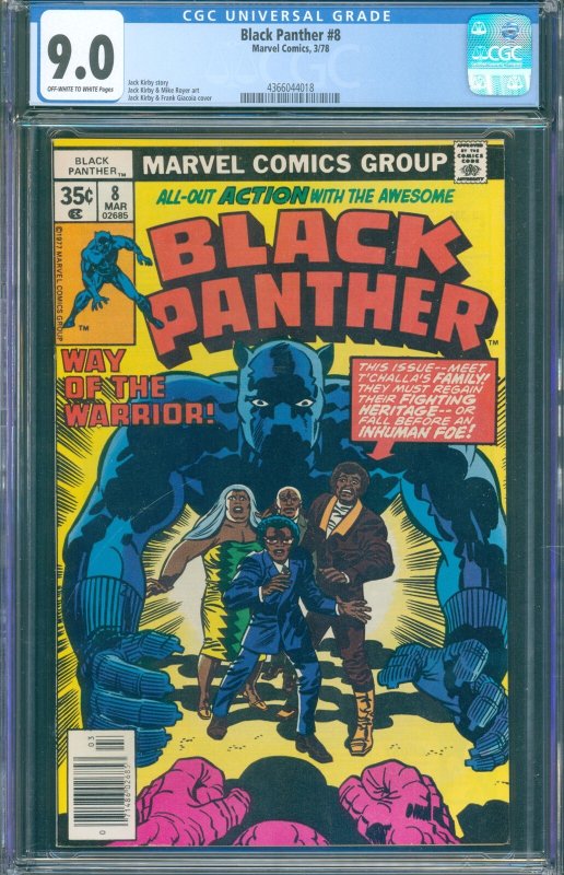 Black Panther #8 (Marvel, 1978) CGC 9.0