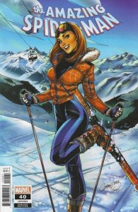 Amazing Spider-Man #40 J Scott Campbell Ski Chalet Variant Marvel Comics 2024