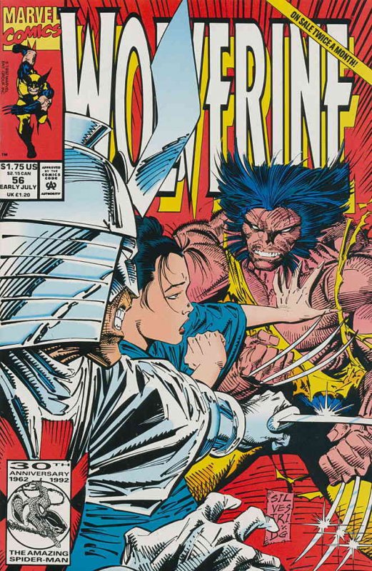 Wolverine #56 FN ; Marvel | Larry Hama Marc Silvestri