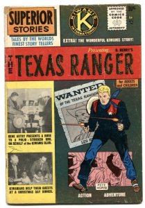 Superior Stories #4 1955-Texas Ranger- Kiwanis VG