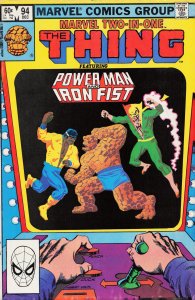 Marvel Two-in-One #94 (1982) Power Man