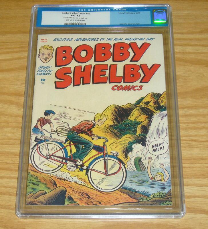 Bobby Shelby Comics CGC 7.5 golden age harvey comics - lee elias cover 1949