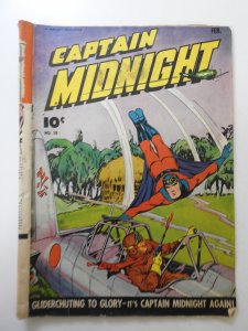 Captain Midnight #28 (1945) PR Condition See description