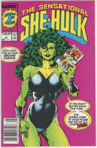 Sensational She Hulk #1 (1989) - 9.0 VF/NM *Classic Byrne Cover* Newsstand