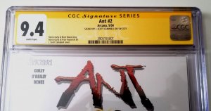 Ant #2 Arcana J Scott Campbell Variant CGC 9.4 Signature Series FREE SHIPPING