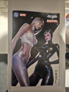 DC Marvel Batman Deadpool #1 (One Shot) Cover S Sozomaika Catwoman Emma Frost NM