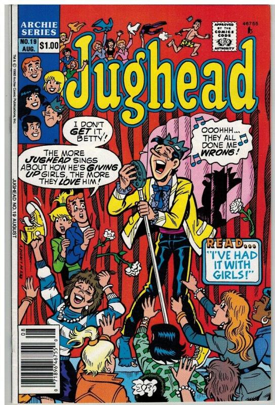 JUGHEAD (1987-1993) 19 VF+ Aug. 1990