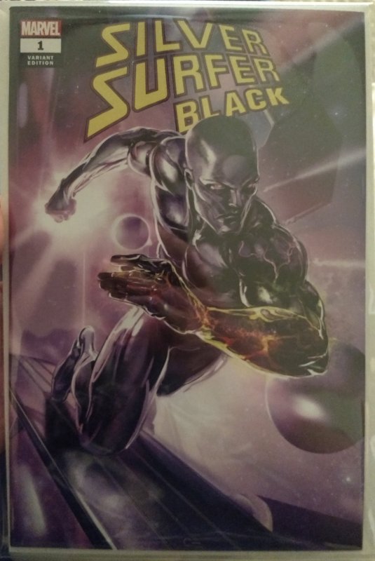 Silver Surfer Black #1 NM 566/1000 CRAIN VARIANT with COA