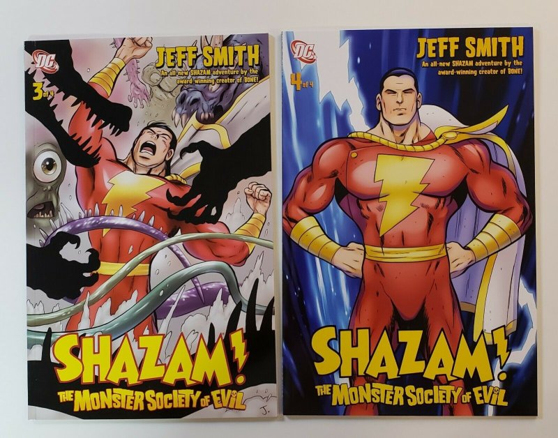 SHAZAM THE MONSTER SOCIETY OF EVIL #1-4 COMPLETE SET PRESTIGE FORMAT NM 