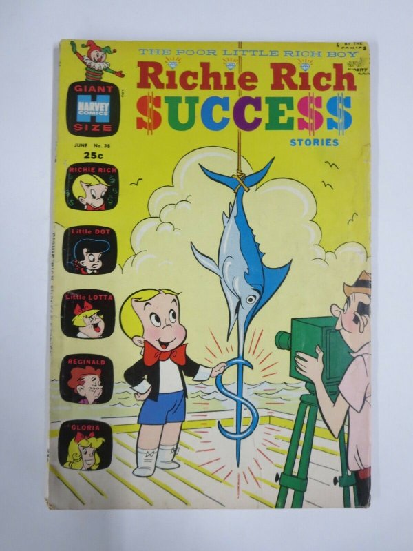 RICHIE RICH SUCCESS STORIES #38 (Harvey, 6/1971) VERY GOOD (VG)  