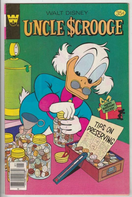 Uncle Scrooge, Walt Disney #160 (Jan-79) VF+ High-Grade Uncle Scrooge