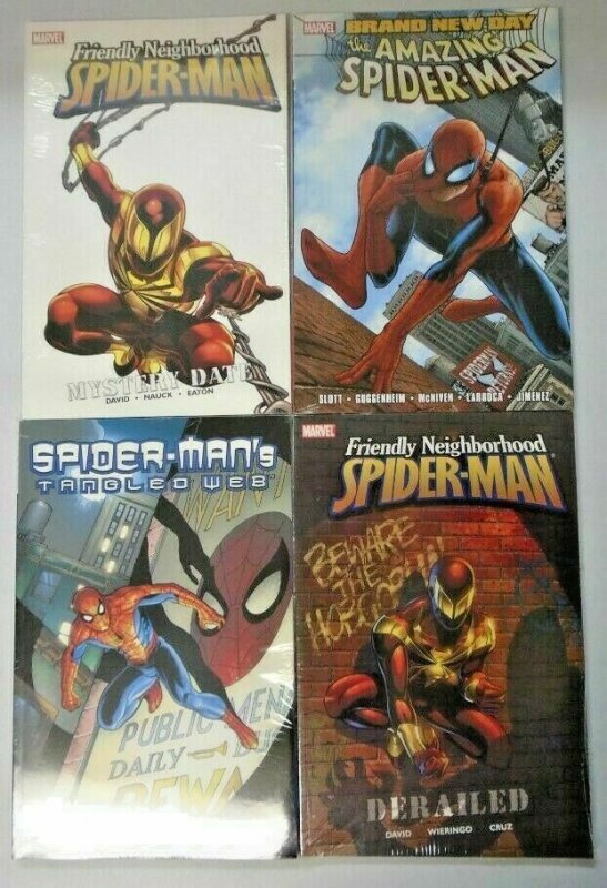 Spider-Man TPB lot 4 different books new in cellophane (years vary) 