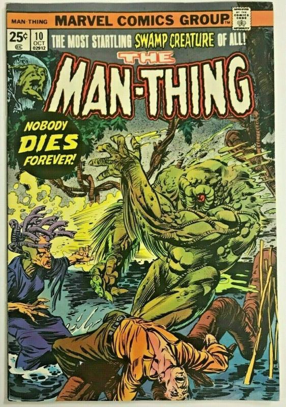 MAN-THING#10 FN/VF 1974 MARVEL BRONZE AGE COMICS 