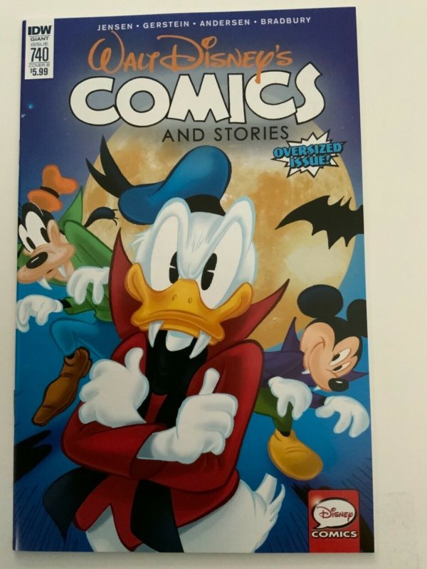 Walt Disney's Comics and Stories #738,739 & 740 Oversized Issue 3 Cover Set NM.