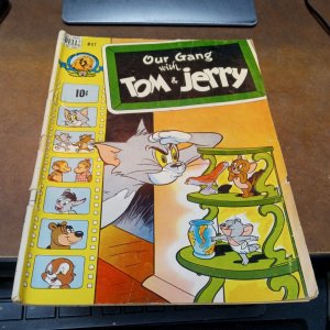 Old Vintage Dell Golden Comic Book Our Gang with Tom & Jerry May 1949 vol 1 #58