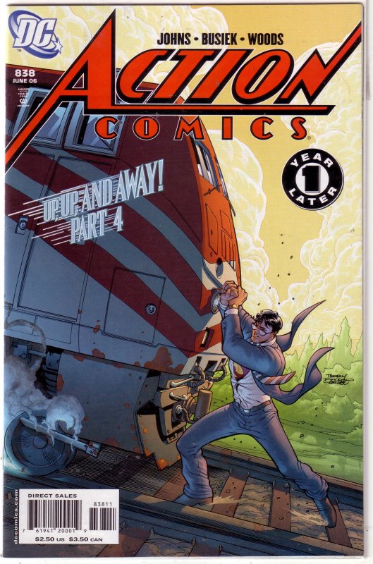 Action Comics   vol. 1   #838 FN (One Year Later, Up, Up, and Away! 4) Johns