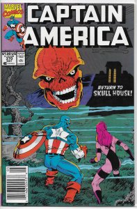 Captain America   vol. 1   #370 FN Gruenwald/Lim, Red Skull, Diamondback