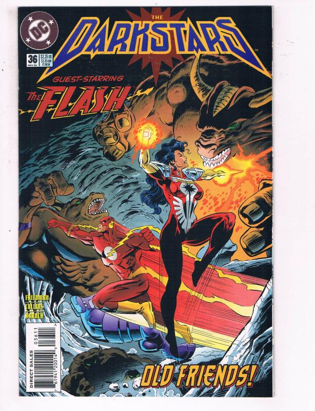 The Darkstars #36 VF DC Comics Comic Book Friedman Flash Oct 1995 DE22