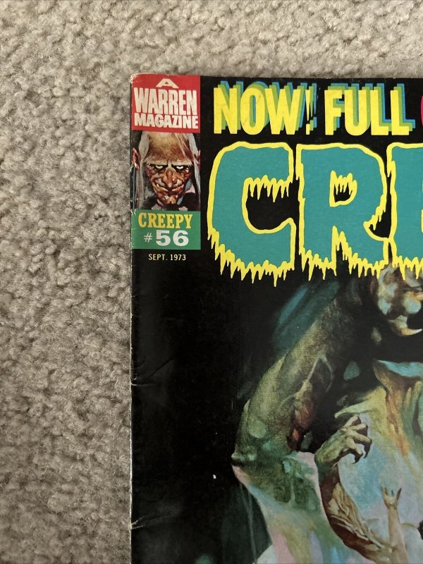 Creepy 56 Warren Publishing 1973 Sanjulian cover